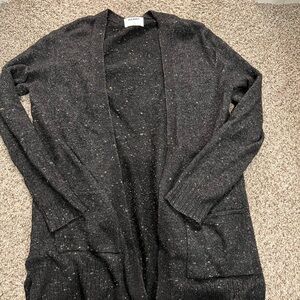 Old Navy Black Speckled Cardigan